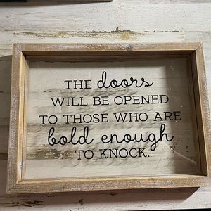 Rustic Motivational Sign